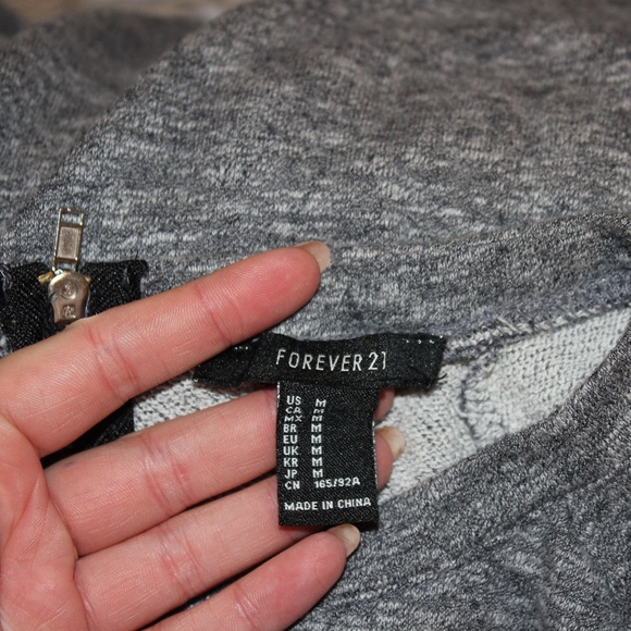 Forever 21 Oversized 3/4 Sleeve Shirt M - Picture 6 of 6